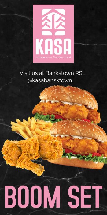 Fast food Combo Deal chicken burger fries - Made with PosterMyWall